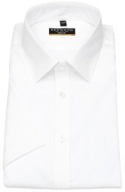 Redmond Kurzarmhemd - Slim Fit - Kentkragen - weiß - ohne OVP