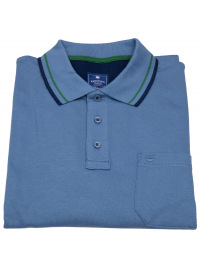 Redmond Poloshirt - Regular Fit - Langarm - blau