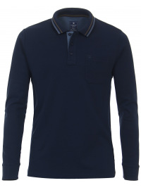 Redmond Poloshirt - Regular Fit - Langarm - blau
