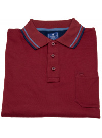 Redmond Poloshirt - Regular Fit - Langarm - rot