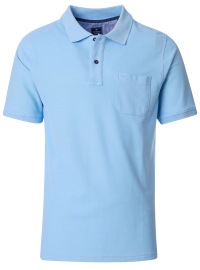 Redmond Poloshirt - Regular Fit - Piqué - hellblau
