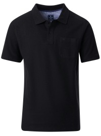 Redmond Poloshirt - Regular Fit - Piqué - schwarz