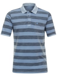 Redmond Poloshirt - Regular Fit - Streifen - blau