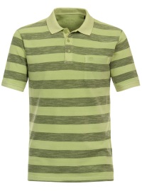 Redmond Poloshirt - Regular Fit - Streifen - grün