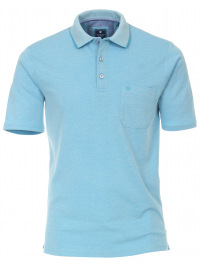 Redmond Poloshirt - Regular Fit - Wash and Wear - aqua