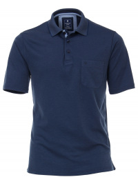 Redmond Poloshirt - Regular Fit - Wash and Wear - blau