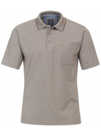 Redmond Poloshirt - Regular Fit - Wash and Wear - braun