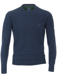 Redmond Pullover - Rundhals-Ausschnitt - Strick - dunkelblau