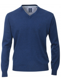 Redmond Pullover - V-Ausschnitt - blau