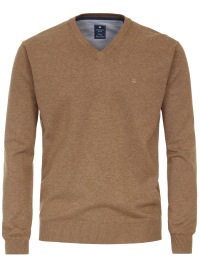 Redmond Pullover - V-neck - Brown