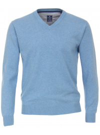Redmond Pullover - V-Ausschnitt - hellblau