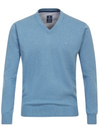 Redmond Pullover - V-Ausschnitt - hellblau