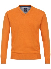 Redmond Pullover - V-Ausschnitt - orange - ohne OVP