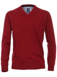Redmond Pullover - V-Ausschnitt - rot