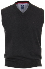 Redmond Slipover - V-neck - Anthracite / Dunkelgrey