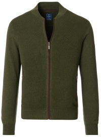 Redmond Strickjacke / Cardigan - Struktur - grün