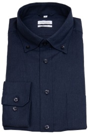 Seidensticker Hemd - Regular Fit - Button Down - dunkelblau