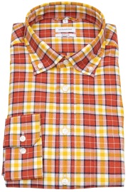 Seidensticker Shirt - Regular Fit - Button Down - Flanell - Checked - Multicolored