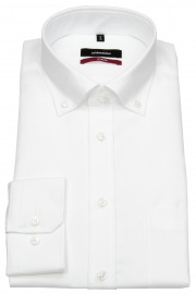 Seidensticker Hemd - Regular Fit - Button-Down Kragen - weiß