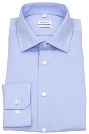 Seidensticker Hemd - Shaped Fit - Kentkragen - hellblau