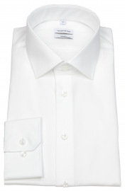 Seidensticker Shirt - Shaped Fit - Kent Collar - White