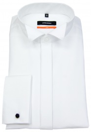 Seidensticker Gala Shirt - Slim Fit - Wing Collar - White