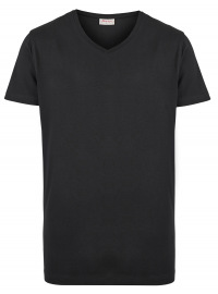 Signum T-Shirt Doppelpack - V-Neck - schwarz