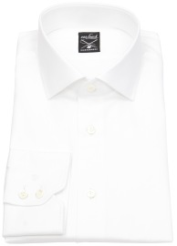 van Laack Hemd - Tailor Fit - Kentkragen - Meisterwerk - Struktur - weiß