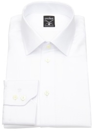van Laack Hemd - Tailor Fit - Kentkragen - Meisterwerk - Strukur - weiß