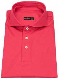 van Laack Poloshirt - Regular Fit - Haikragen - rot