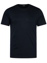 van Laack T-Shirt - Slim Fit - Rundhals - dunkelblau
