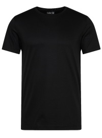 van Laack T-Shirt - Slim Fit - Rundhals - schwarz