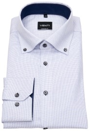 Venti Hemd - Modern Fit - Button Down - Kontrastknöpfe - hellblau - ohne OVP