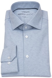 Venti Hemd - Modern Fit - Kentkragen - Jersey Flex Stretch - hellblau