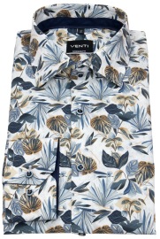 Venti Shirt - Modern Fit - Kent Collar - Print - Multicolored