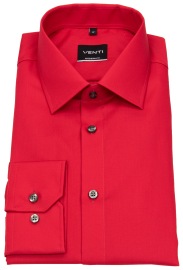Venti Hemd - Modern Fit - Kentkragen - rot - ohne OVP