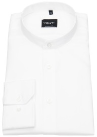 Venti Hemd - Modern Fit - Stehkragen - weiß