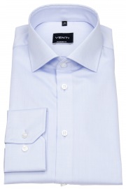 Venti Hemd - Modern Fit - Twill - hellblau