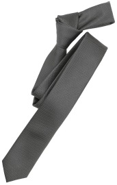 Venti Krawatte - Slim - schmale Breite - mit Seide - anthrazit