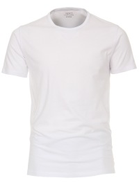 Venti T-Shirt Doppelpack - Modern Fit - Rundhals - weiß