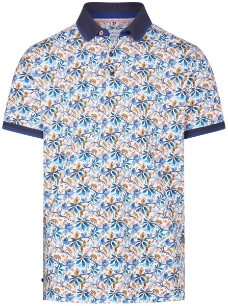 A Fish Named Fred Poloshirt - Modern Fit - Monkey - mehrfarbig - 31.302 607 