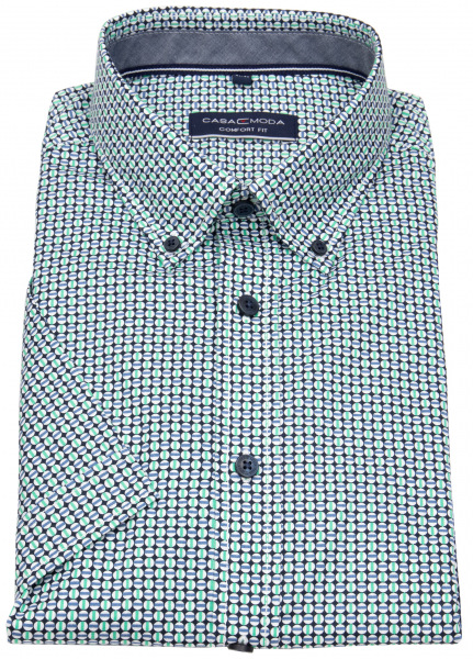 Casa Moda Kurzarmhemd - Comfort Fit - Button Down - mehrfarbig - 934048700 300 