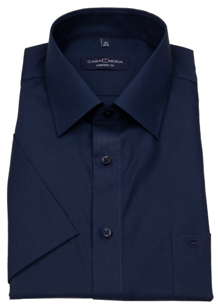 Casa Moda Kurzarmhemd - Comfort Fit - dunkelblau - ohne OVP - 008070 116 