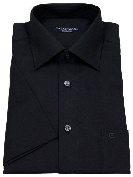 Casa Moda Kurzarmhemd - Comfort Fit - schwarz - ohne OVP - 008070 800 