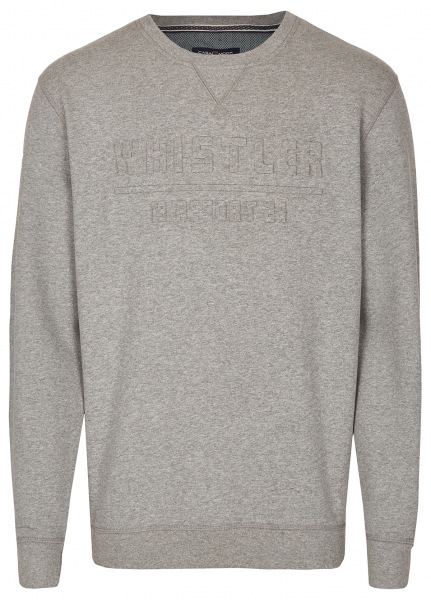 Casa Moda Pullover - Rundhals Ausschnitt - Print - grau - 483002700 705 