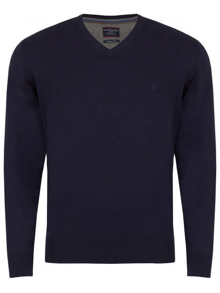 Casa Moda Pullover - V-Ausschnitt - dunkelblau - 004430 135 