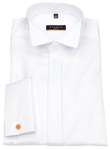 Eterna Galahemd - Slim Fit - Kläppchenkragen - UMA - weiß - ohne OVP - 8817 F362 00 