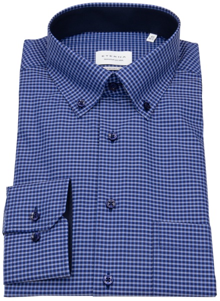 Eterna Hemd - Comfort Fit - Button Down - blau / dunkelblau - 8913 E146 09 