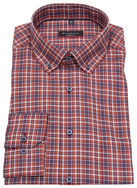 Eterna Hemd - Modern Fit - Button Down - rot - 8152 X18U 58 