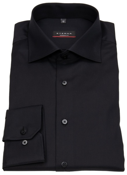 Eterna Hemd - Modern Fit - Cover Shirt - extra blickdicht - schwarz - ohne OVP - 8817 X18K 39 